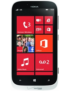 Nokia Lumia 822 White 4G LTE Verizon / PagePlus Cell Phones RB