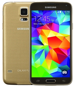 Wholesale Samsung Galaxy S5 G900a Gold 4G LTE Unlocked Cell Phones Factory Refurbished