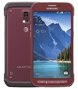 Samsung Galaxy S5 Active G870 RUBY RED 4G LTE Cell Phones RB