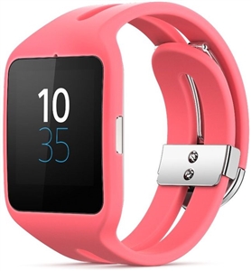 Wholesale Sony SWR50 Smart watch 3silicon pink